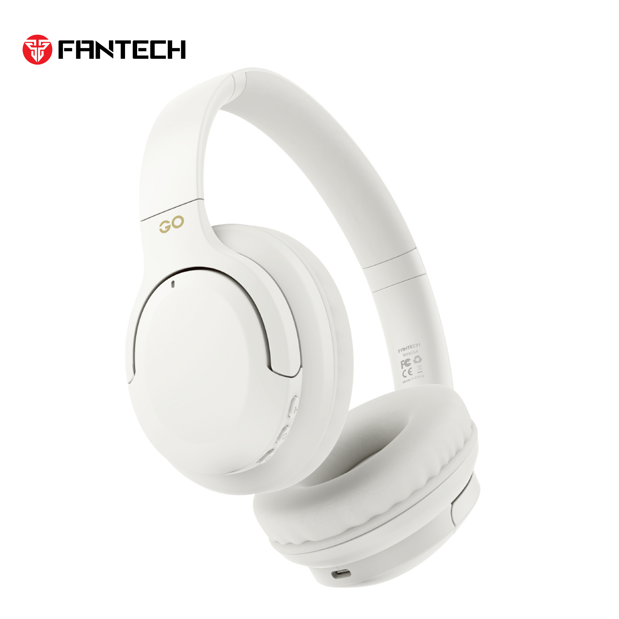 FANTECH WH05A GO VIBE ANC WIRELESS HEADSET Black - White FANTECH WH05A GO VIBE ANC WIRELESS HEADSET Black - White